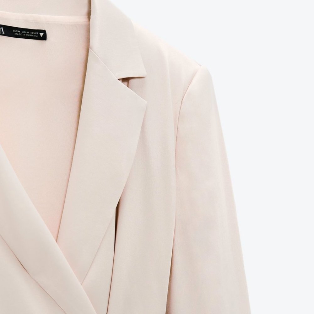 ZARA SATIN EFFECT WRAP DRESS - NTW, Size Medium